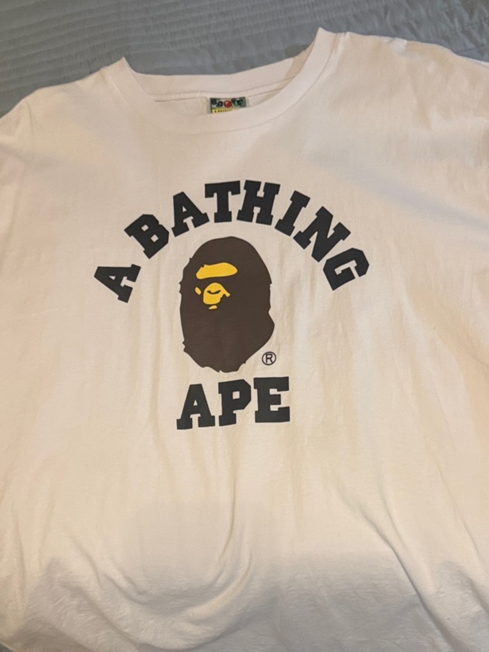A Bathing Ape College Tee XL